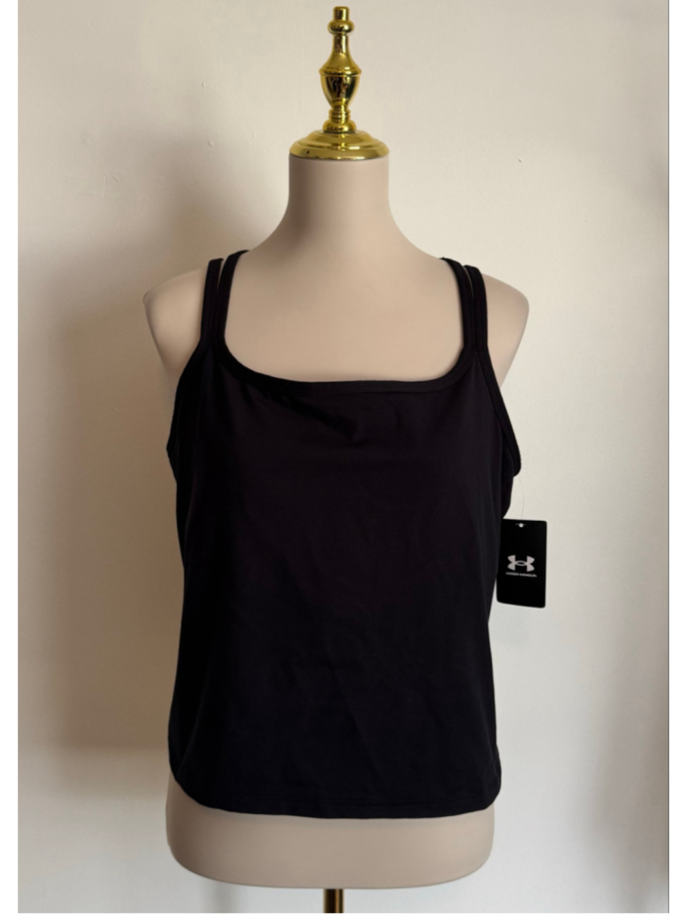 Women's Under Armour Black Movement Strappy Tank Top Size 2X